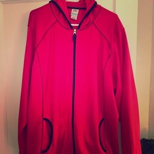 JMS Hot Pink Magenta Coat, XL Relaxed Fit